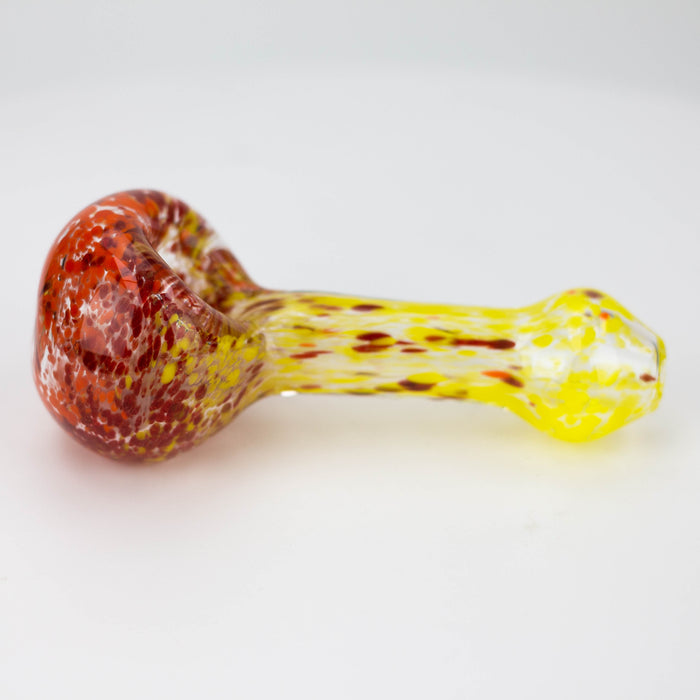 4 inch Full Explosion Hand Pipe [GXY032] Glass High-End Brands Glass