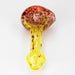 4 inch Full Explosion Hand Pipe [GXY032] Glass High-End Brands Glass