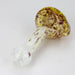 4 inch Full Explosion Hand Pipe [GXY032] Glass High-End Brands Glass WHITE