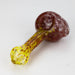 4 inch Full Explosion Hand Pipe [GXY032] Glass High-End Brands Glass YELLOW