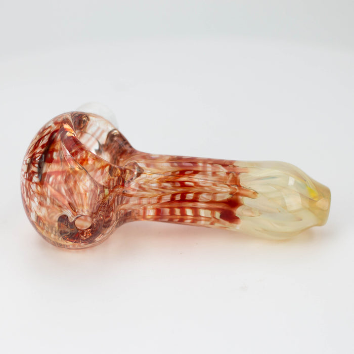 4 inch Gold Fumed Hand Pipe [GXY022] Glass Pipe High-End Brands Glass