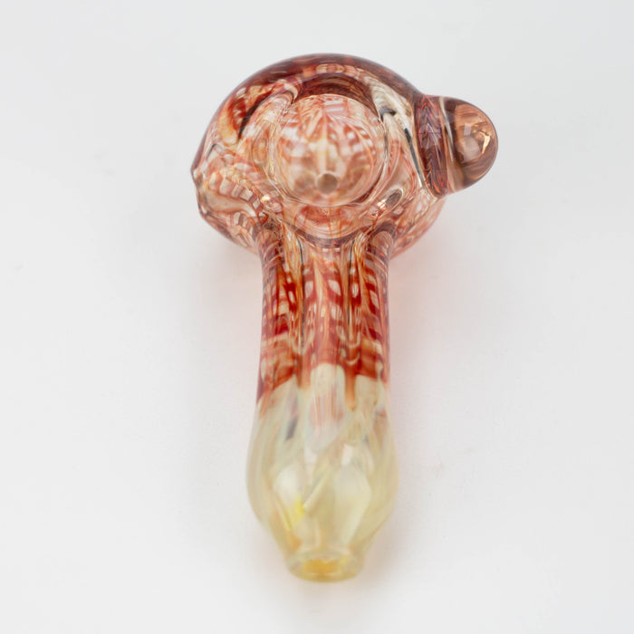 4 inch Gold Fumed Hand Pipe [GXY022] Glass Pipe High-End Brands Glass