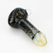 4 inch Gold Fumed Hand Pipe [GXY022] Glass Pipe High-End Brands Glass BLACK