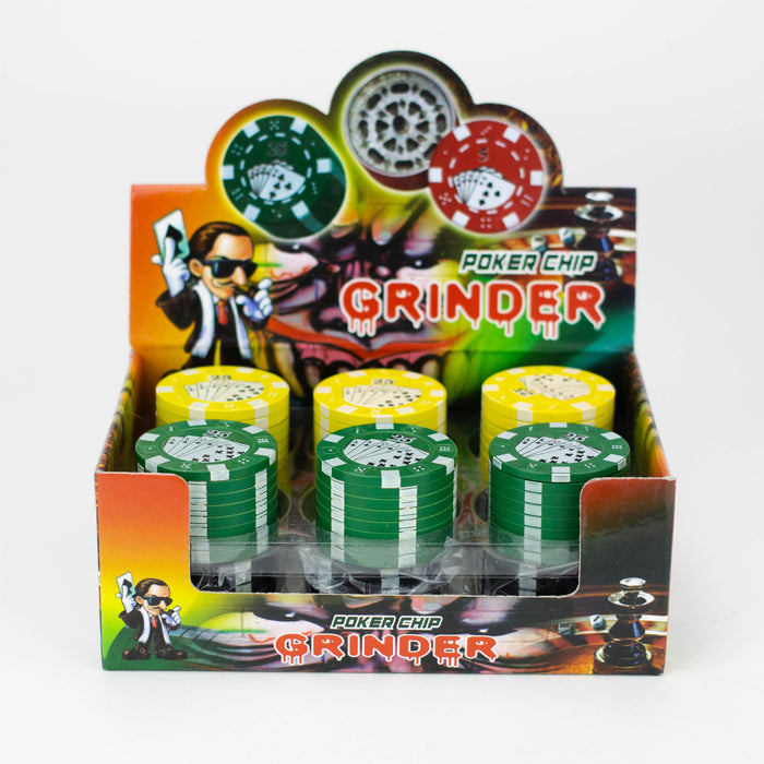 3-Piece Poker Chip Grinder Box of 12 [GR006]