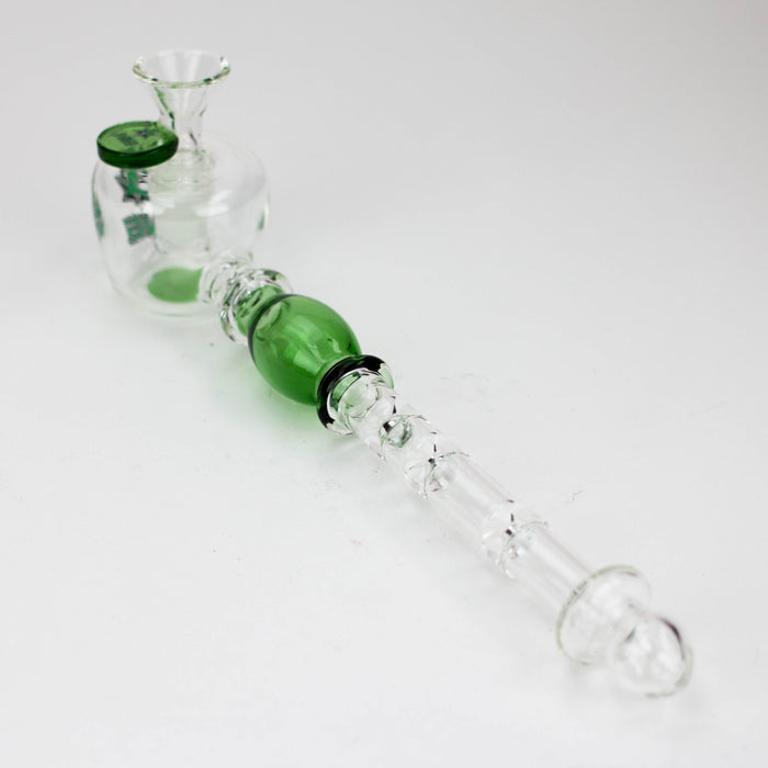 NG-9 inch Glass Handpipe [XY541] Glass Pipe High-End Brands Glass GREEN