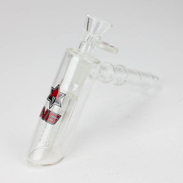 NG-L-Shaped 6-Arm Perc Hand Pipe [XY562] Glass Pipe High-End Brands Glass