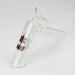 NG-L-Shaped 6-Arm Perc Hand Pipe [XY562] Glass Pipe High-End Brands Glass