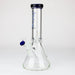 12" SPARK 9 mm glass beaker water bong [GB223] Glass Bong ONE Blue
