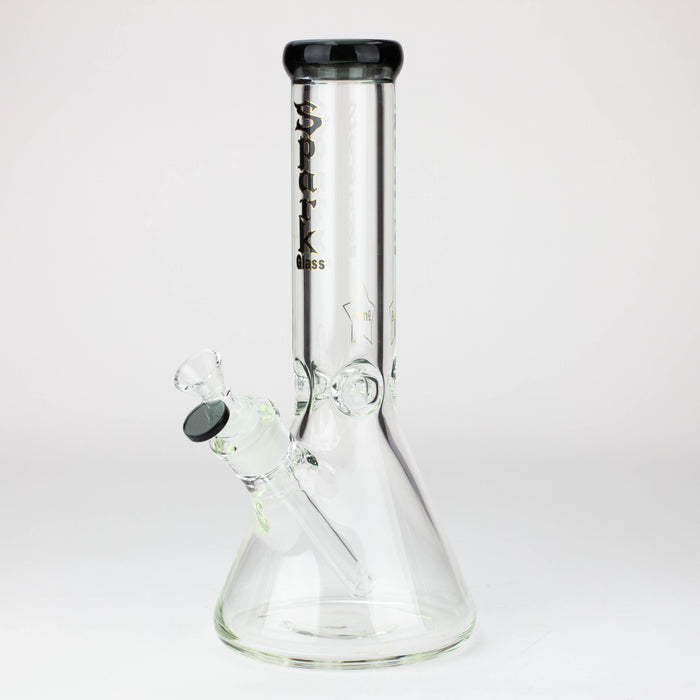 12" SPARK 9 mm glass beaker water bong [GB223] Glass Bong ONE T-Black