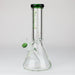 12" SPARK 9 mm glass beaker water bong [GB223] Glass Bong ONE Green