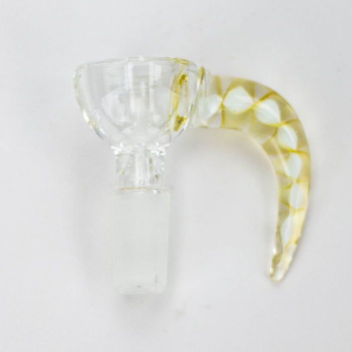 Thick Large bowl with horn handle Bowl · Banger · Oil Burner ONE Yellow