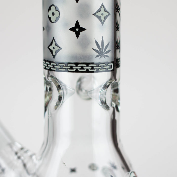 12" Cartoon glass water bong-Glow in the dark [GBT21004] Bongs ONE