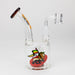 6.7" Glass 2-in-1 bubbler with graphic [C2675] Glass Bong Canadian Distributor