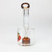 6.7" Glass 2-in-1 bubbler with graphic [C2675] Glass Bong Canadian Distributor