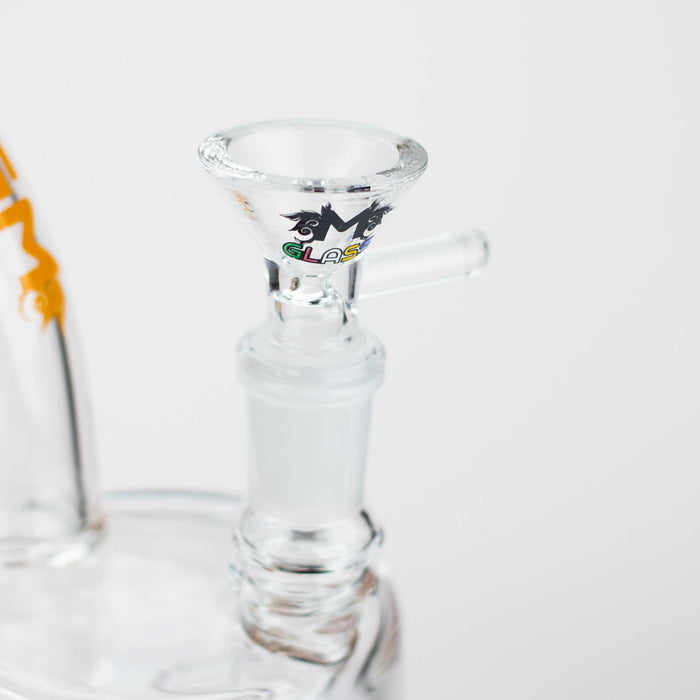 6.7" Glass 2-in-1 bubbler with graphic [C2675] Glass Bong Canadian Distributor
