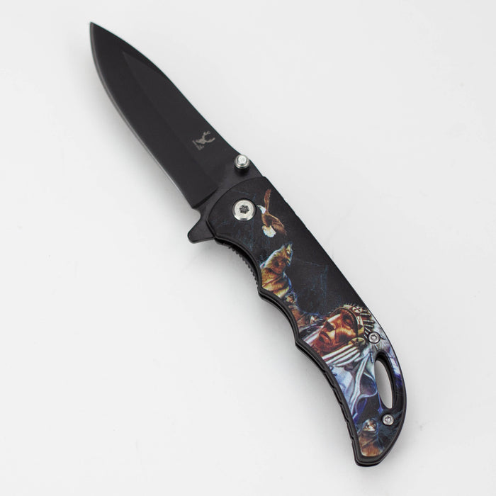 TheBoneEdge 7" Stainless Steel Folding Knife [Chief] Folding Knives Canadian Distributor Chief Of The Wild