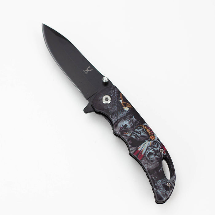TheBoneEdge 7" Stainless Steel Folding Knife [Chief] Folding Knives Canadian Distributor Tribe Chief