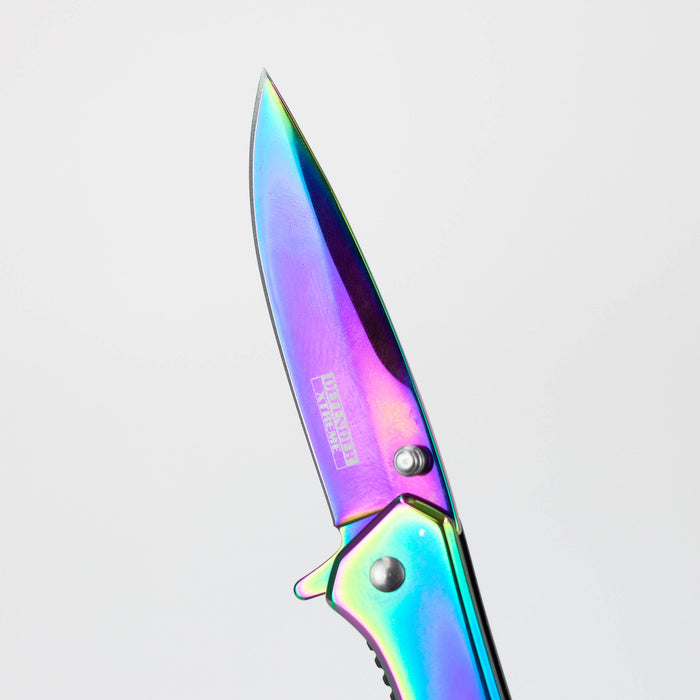 Defender-Xtreme Rainbow 7" Folding Knife [13051]