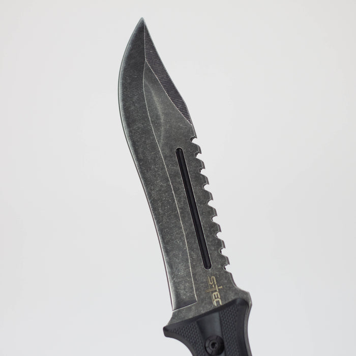 11.8″ Fixed Blade Hunting Knife with G10 Handle [T22001BK]