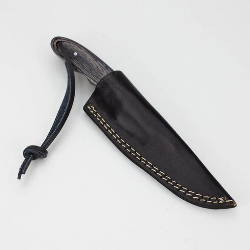 Red Deer 7.5 Inches Full Tang Gray Pakka Wood Hunting Knife [RD-107] Fixed Blade Knife Canadian Distributor