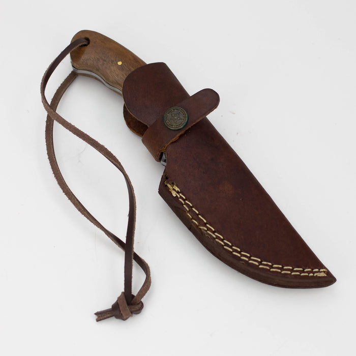 Red Deer® Full Tang Hunting Knife Wood Handle [RD-130] Fixed Blade Knife Canadian Distributor
