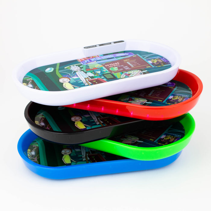 Bluetooth Speaker LED Rolling Tray Assorted color [LED-B] Tray Purple Haze Smoke Inc