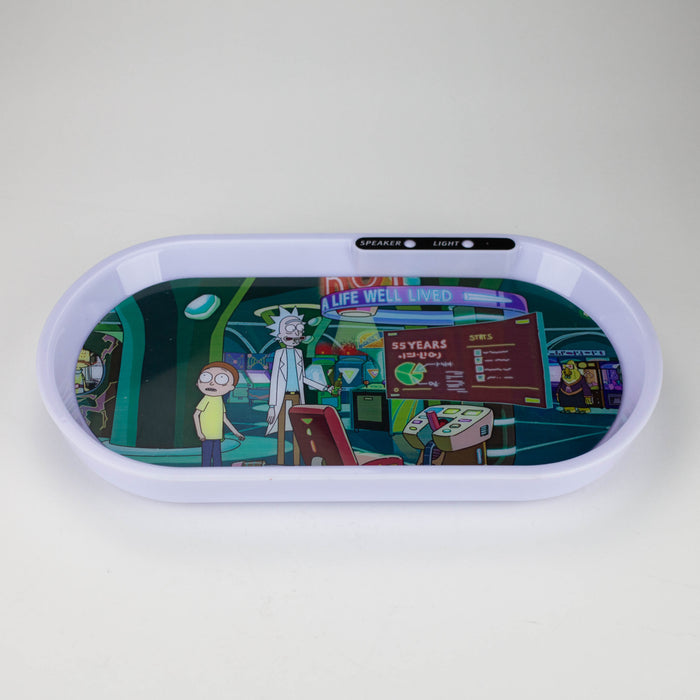 Bluetooth Speaker LED Rolling Tray Assorted color [LED-B] Tray Purple Haze Smoke Inc