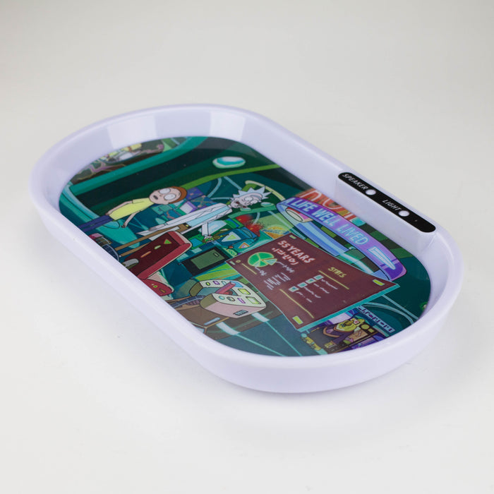 Bluetooth Speaker LED Rolling Tray Assorted color [LED-B] Tray Purple Haze Smoke Inc