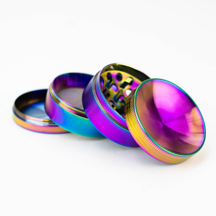 4 parts RAINBOW CONCAVE GRINDER Box of 6 Display Purple Haze Smoke Inc