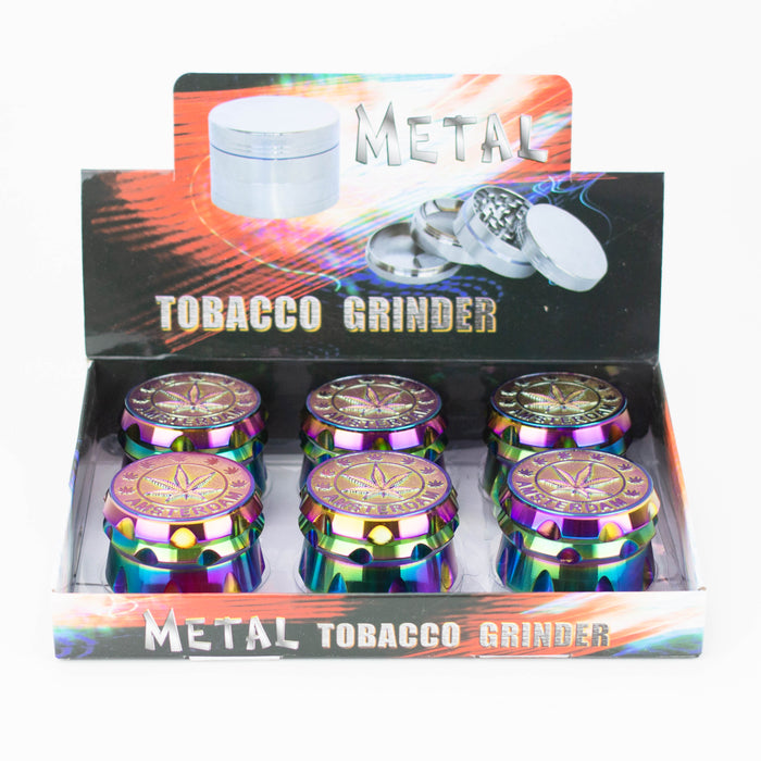 4 parts AMSTERDAM GRINDER Box of 6 Herb Grinder Purple Haze Smoke Inc