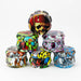 4 parts GRAPHIC GRINDER Box of 6 Herb Grinder Purple Haze Smoke Inc