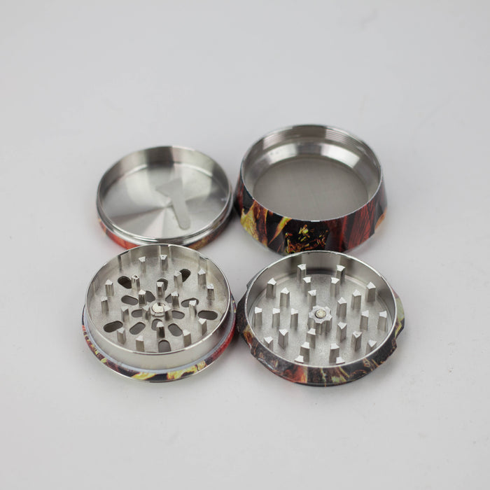 4 parts GRAPHIC GRINDER Box of 6 Herb Grinder Purple Haze Smoke Inc