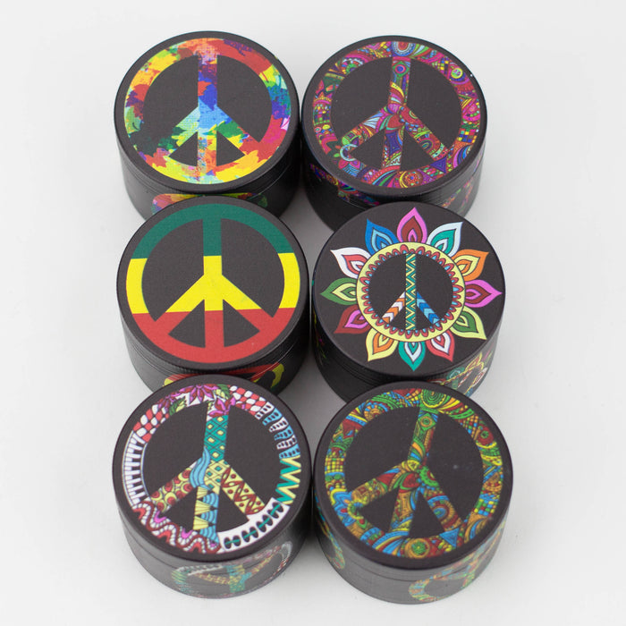 4 parts FLORAL GRINDER MED Box of 12 Display Purple Haze Smoke Inc