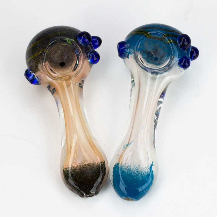 5" Gold Fumed Hand Pipe Pack of 2 [10605]