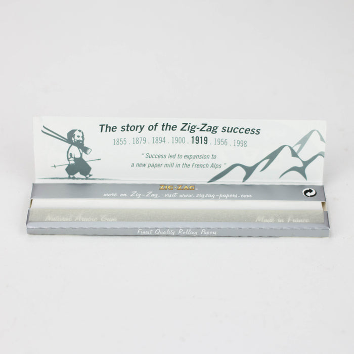 ZIG-ZAG silver King slim rolling paper Box of 50 ROLLING PAPER ONE