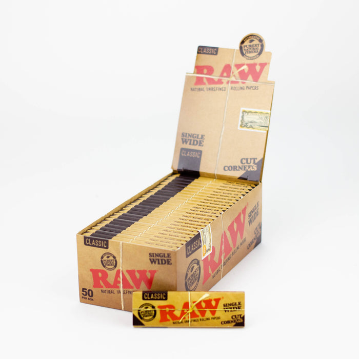 Raw classic single wide cut corners