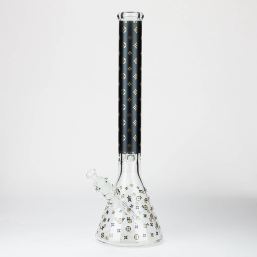 20" Luxury Patterned 9 mm glass water bong [GBT2103] Glass Bong ONE GBT2103-A