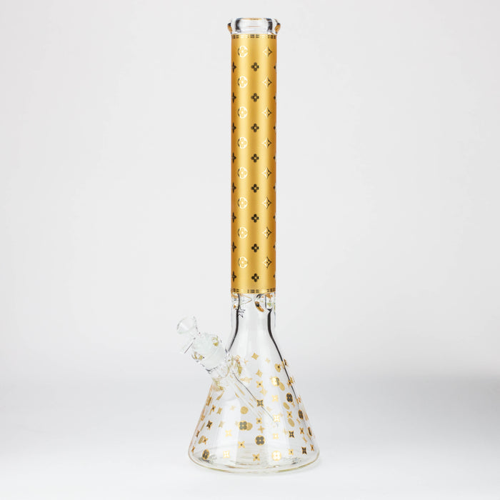 20" Luxury Patterned 9 mm glass water bong [GBT2103] Glass Bong ONE GBT2103-C