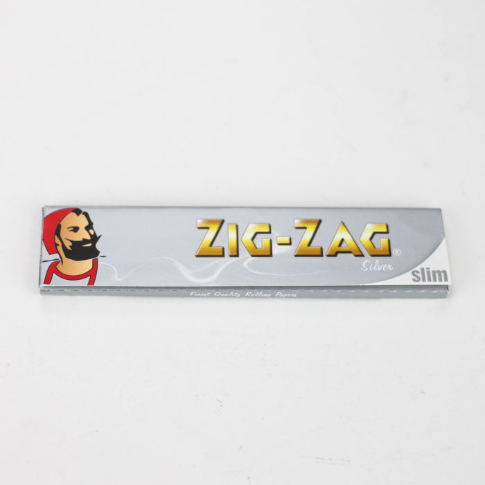 ZIG-ZAG silver King slim rolling paper Box of 50 ROLLING PAPER ONE