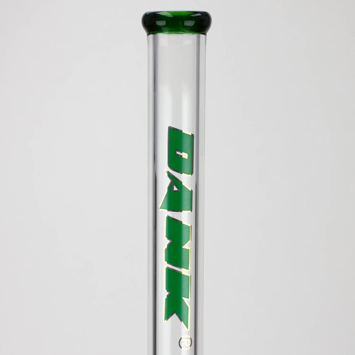 32" DANK 7 mm curved tube beaker water bong with thick base