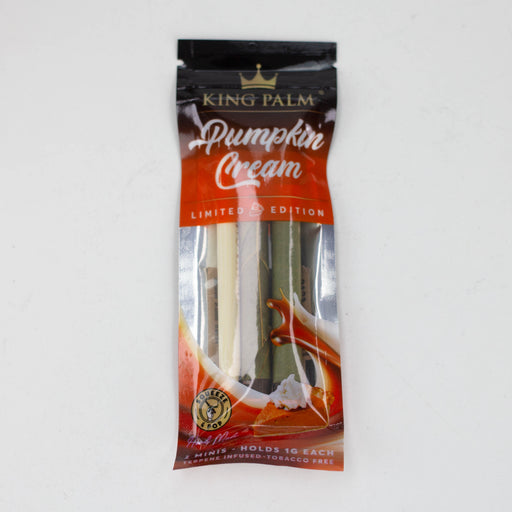 King Palm Hand-Rolled flavor 2 Mini Leaf - 20 packs Leaf Wrap ONE Pumpkin Cream