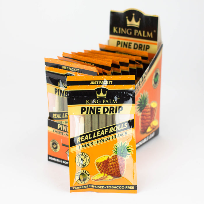 King Palm Hand-Rolled flavor 5 Mini Leaf Pack of 15