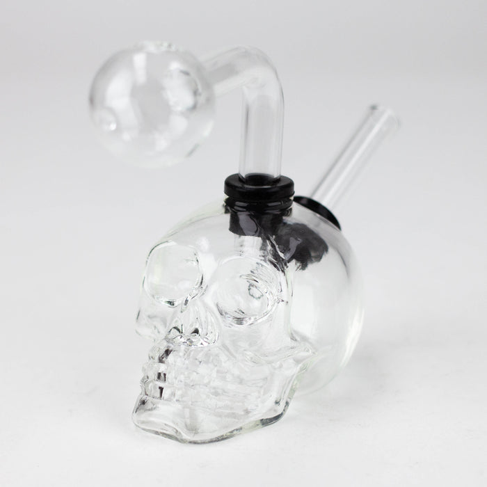 Soft Glass Skull oil bong [XYC025] Glass Rig High-End Brands Glass