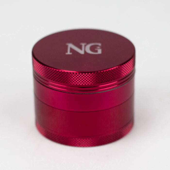NG 4-Piece Color Aluminum Grinder Regular Grinder ONE Red