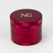 NG 4-Piece Color Aluminum Grinder Regular Grinder ONE Red