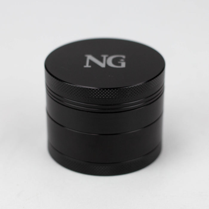 NG 4-Piece Color Aluminum Grinder Regular Grinder ONE Black