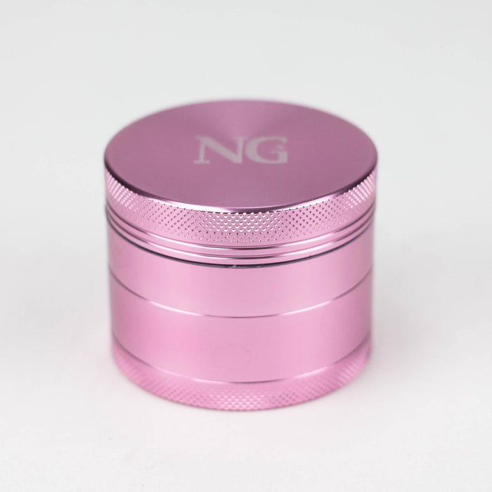 NG 4-Piece Color Aluminum Grinder Regular Grinder ONE Pink