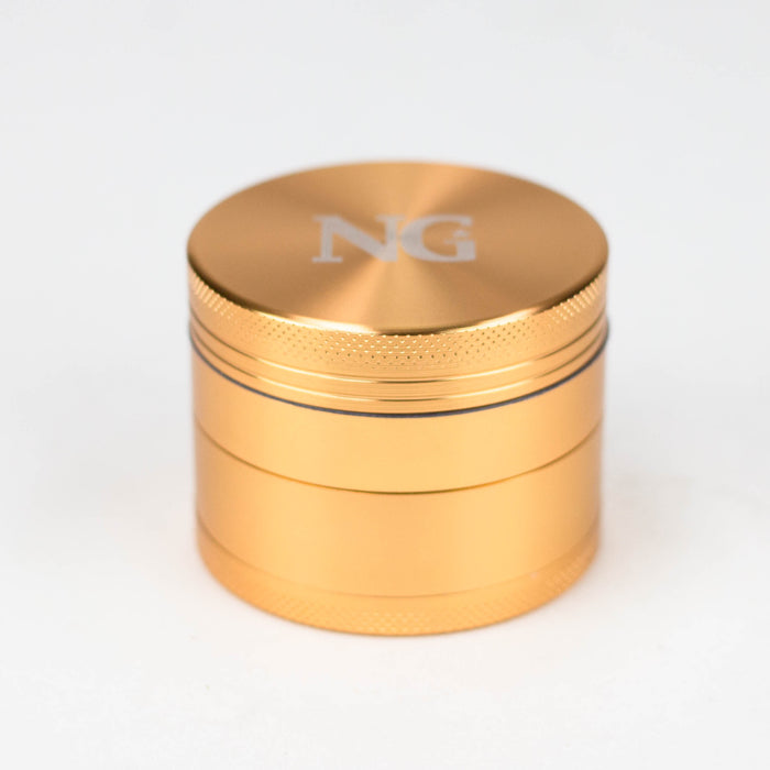 NG 4-Piece Color Aluminum Grinder Regular Grinder ONE Gold