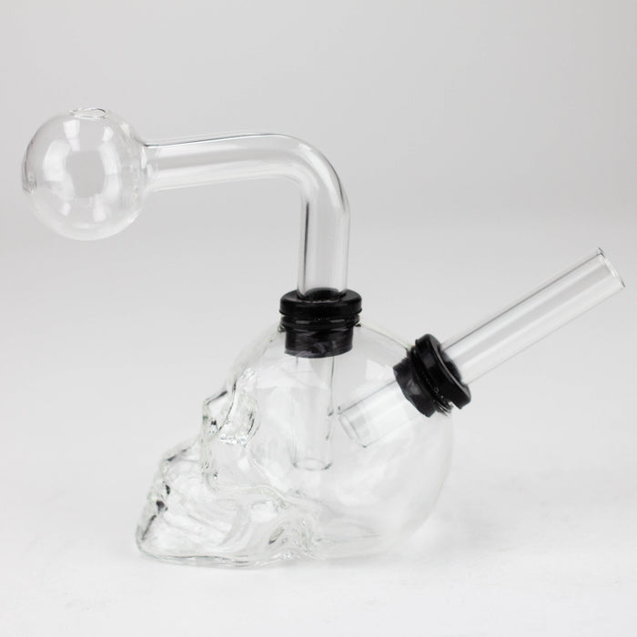 Soft Glass Skull oil bong [XYC025]