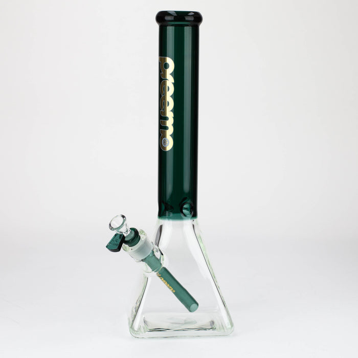 preemo - 16 inch Pyramid Base Beaker [P038] Glass Bong preemo TEAL